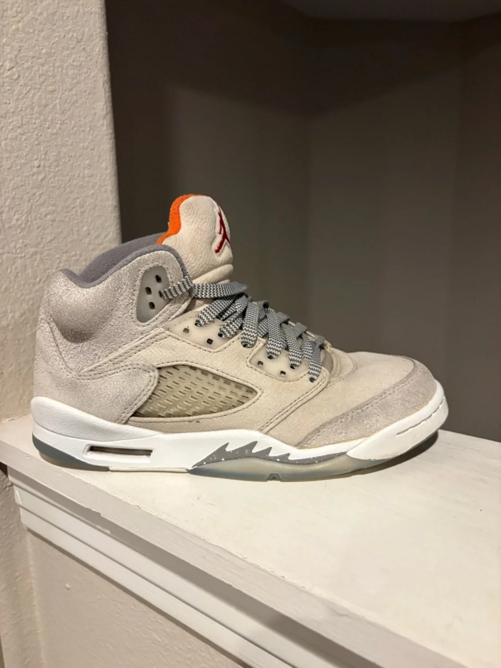 Nike Air Jordan 5 Retro SE Craft Orewood Brown Suede Size Youth 5.5Y FD9220-180